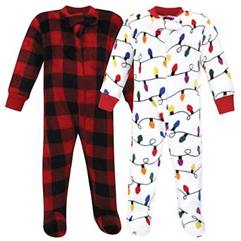 Hudson Baby Infant Boy Plush Sleep And Play, Christmas Lights