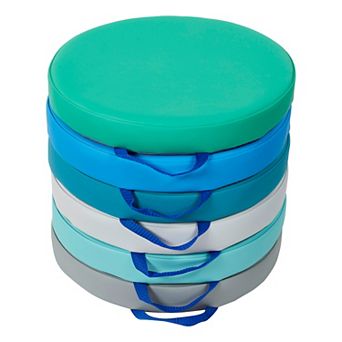 Sprogs 15" Round Floor Cushions with handles 6 pc