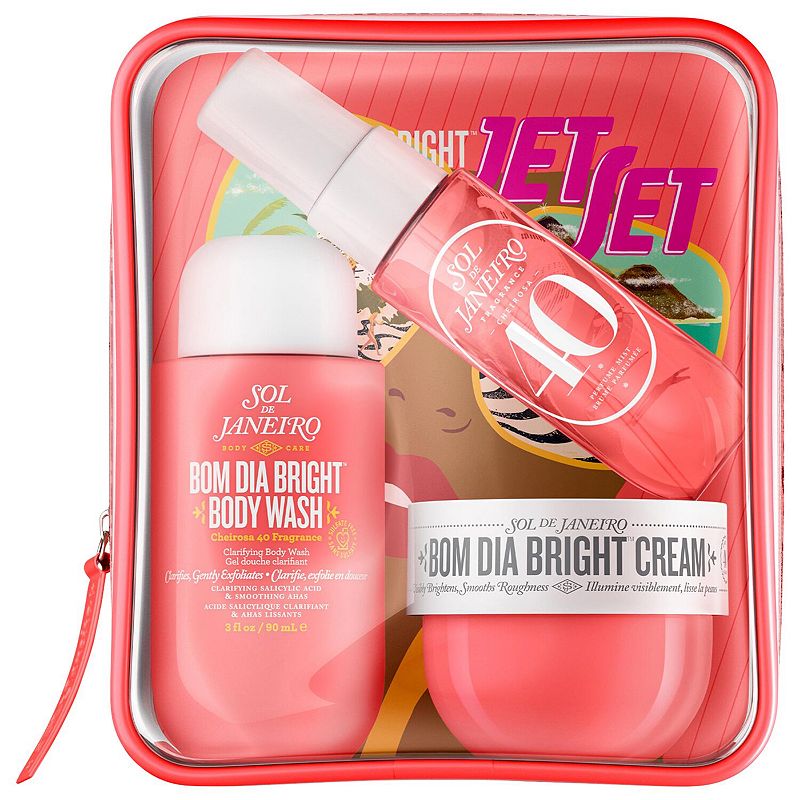 Sol De Janeiro Bom Dia Bright Cream 3-Pcs Travel Set / New With Box