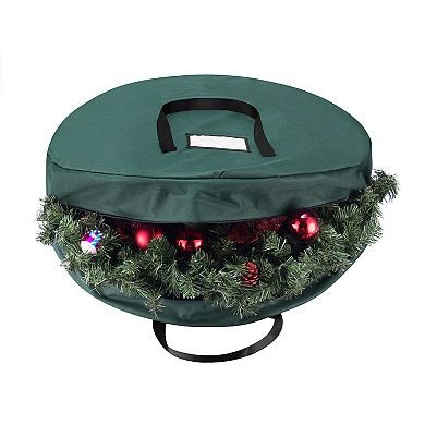 Tiny Tim Totes 10-Foot Christmas Tree and Wreath Storage Bags 2-Piece Set