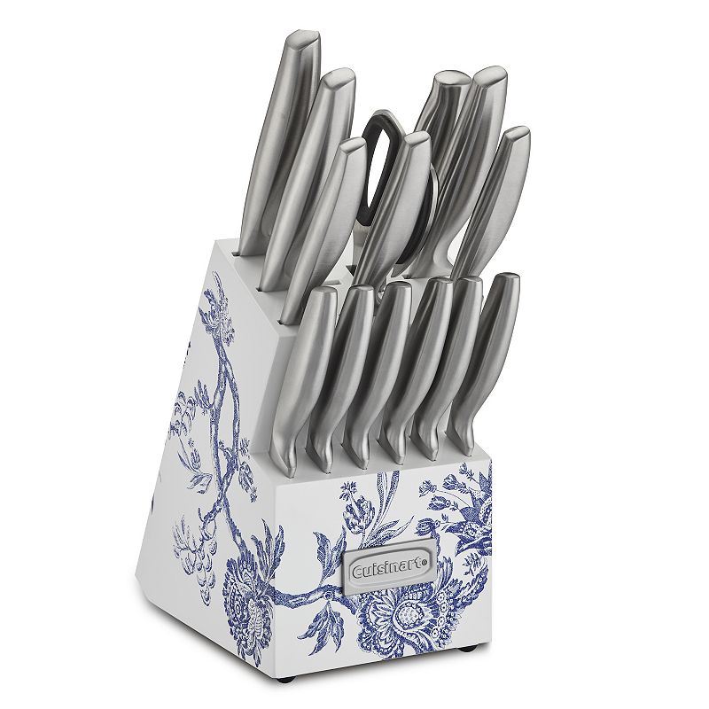 Cuisinart Caskata 15 Piece German Stainless Steel Cutlery Block Set  C77SS-15PKCA