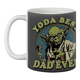 Star Wars Yoda Best Dad Ever Stamp 11-oz. Ceramic Mug
