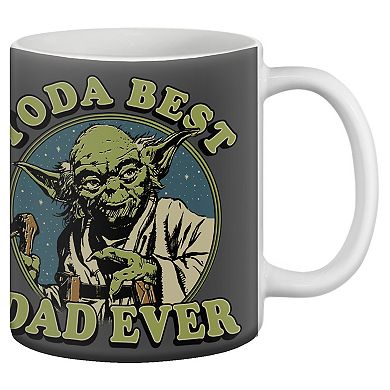 Star Wars Yoda Best Dad Ever Stamp 11-oz. Ceramic Mug