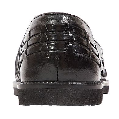 Deer Stags Antonio Men's Huarache Leather Slip-on Sandals