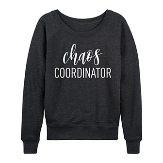 Women's Chaos Coordinator French Terry Long Sleeve Tee