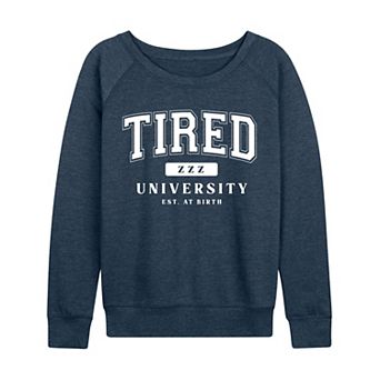 Women's Tired University French Terry Long Sleeve Tee