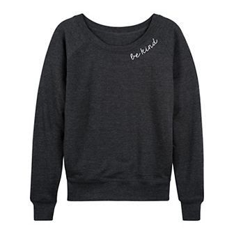 Women's Be Kind French Terry Long Sleeve Tee