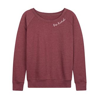 Women's Be Kind French Terry Long Sleeve Tee