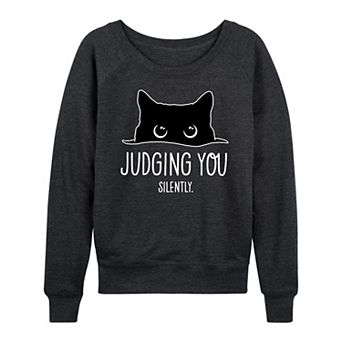 Women's Judging Silently French Terry Long Sleeve Tee