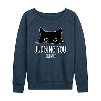 Women's Judging Silently French Terry Long Sleeve Tee