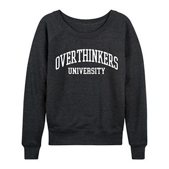 Women's Overthinkers University French Terry Long Sleeve Tee