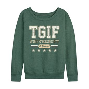 Women's TGIF University French Terry Long Sleeve Tee