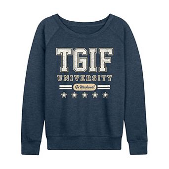 Women's TGIF University French Terry Long Sleeve Tee