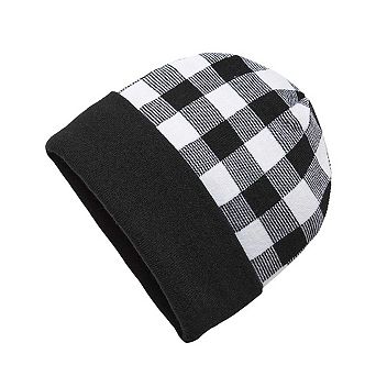Cap America Plaid Beanie