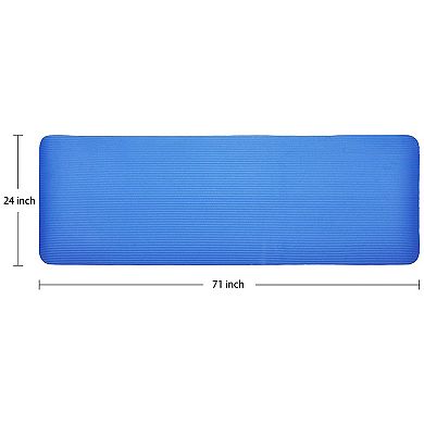 BalanceFrom GoCloud Extra Thick Exercise Yoga Mat with Carrying Strap