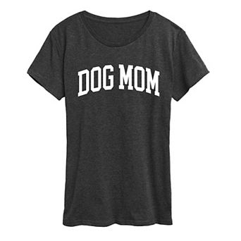 Women's Dog Mom Collegiate Graphic Tee