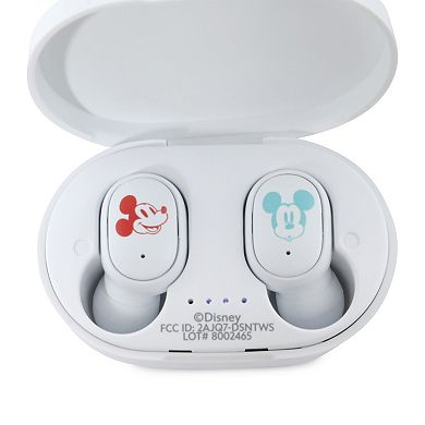 Disney's Mickey Mouse Faces Earbuds & Charging Case Set
