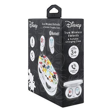 Disney's Mickey Mouse Faces Earbuds & Charging Case Set