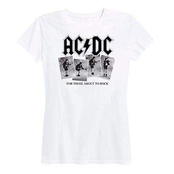 Women's ACDC Photo Sequence Graphic Tee
