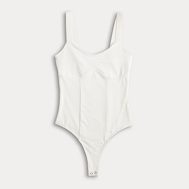 Juniors' SO® Sleeveless Bustier Contour Bodysuit