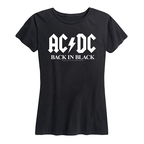 Women's ACDC Back In Black Graphic Tee
