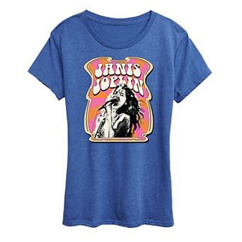Women's Janis Joplin Poster Style Graphic Tee