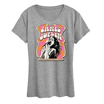 Women's Janis Joplin Poster Style Graphic Tee