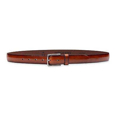 Men's Dockers® Thin Width Burnished Edge Leather Belt