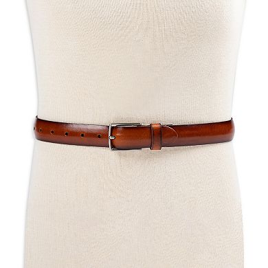 Men's Dockers® Thin Width Burnished Edge Leather Belt