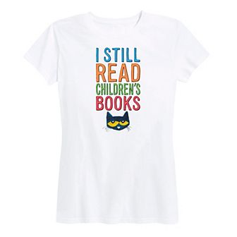 Women's Pete The Cat I Still Read Books Graphic Tee
