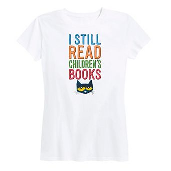 Women's Pete The Cat I Still Read Books Graphic Tee
