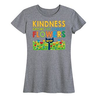 Women's Pete The Cat Kindness Grows Graphic Tee