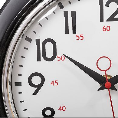 Kiera Grace Retro Inspired Round Wall Clock