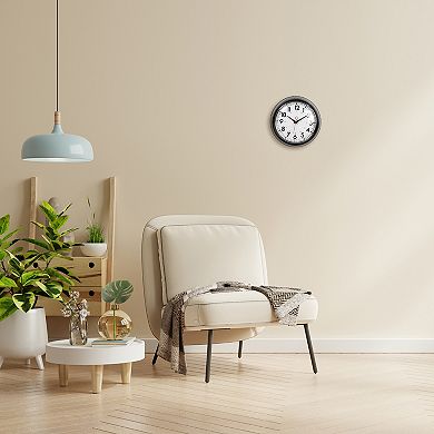 Kiera Grace Retro Inspired Round Wall Clock