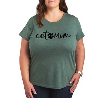 Plus Cat Mom Graphic Tee