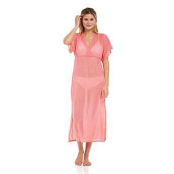 Women's Jordan Taylor Grid Textured Maxi Dress Swim Cover-Up