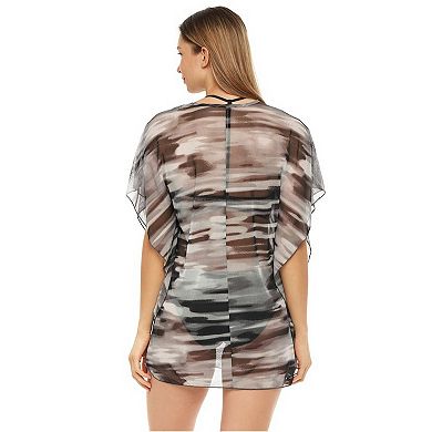 Women's Jordan Taylor Printed Mesh Kaftan Swim Cover-Up