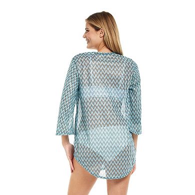 Women's Jordan Taylor Zigzag Tunic Swim Cover-Up