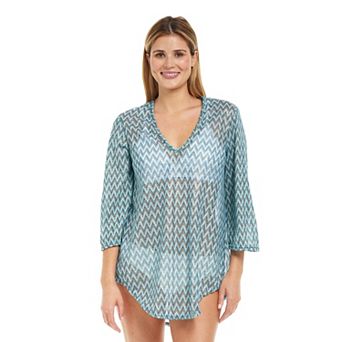 Women's Jordan Taylor Zigzag Tunic Swim Cover-Up