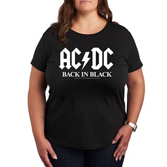 Plus ACDC Back In Black Graphic Tee