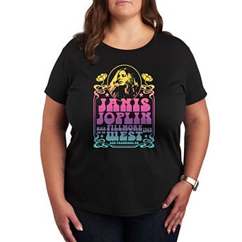 Plus Janis Joplin Fillmore West Graphic Tee