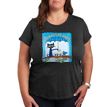 Plus Pete The Cat Always Be Kind Umbrella Graphic Tee