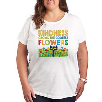 Plus Pete The Cat Kindness Grows Graphic Tee