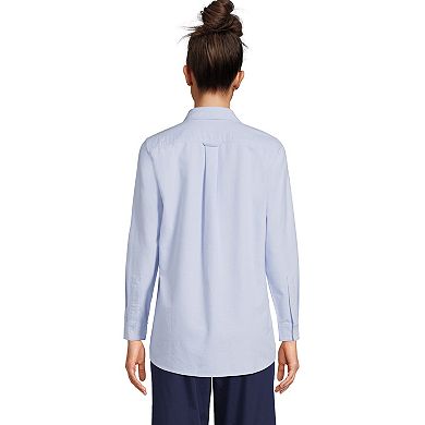 Petite Lands' End Long Sleeve Button-Down Oxford Shirt