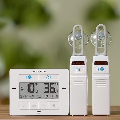 AcuRite Digital Wireless Fridge and Freezer Thermometer (00523M)