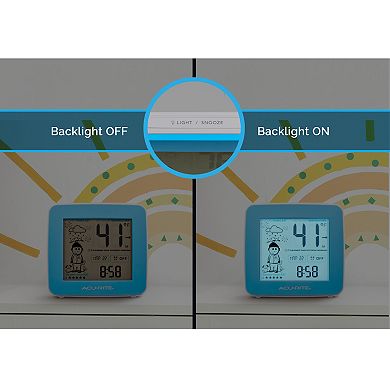 AcuRite What-To-Wear Weather Station with Clock & Wireless Outdoor Sensor (00777)
