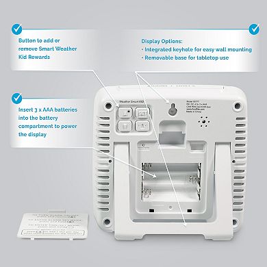 AcuRite What-To-Wear Weather Station with Clock & Wireless Outdoor Sensor (00777)