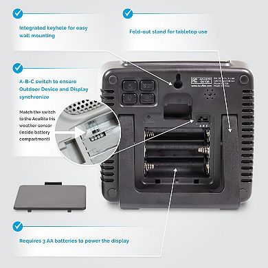 AcuRite AcuRite Iris 5-in-1 Weather Station with Wireless Monochrome Display (01122M)