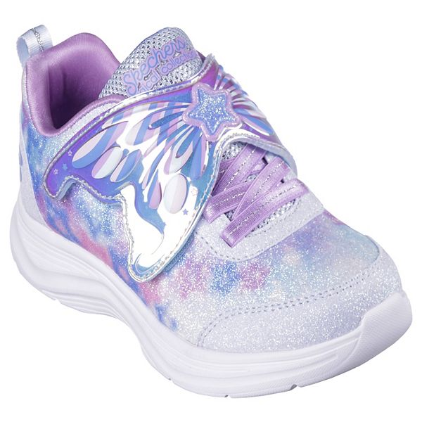 Skechers® S-Lights® Glimmer Kicks Magical Wings Girls' Sneakers - Lavender (3)