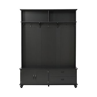 Merax Modern Style Hall Tree Storage Bench